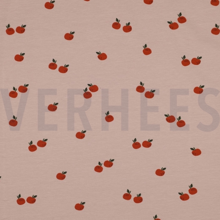 JERSEY GOTS FRUITS LIGHT MAUVE (hover)