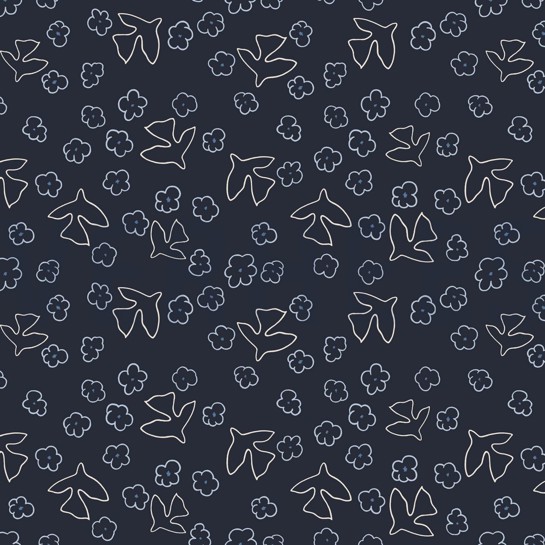 SWEAT VOGELS MARINEBLAUW #7