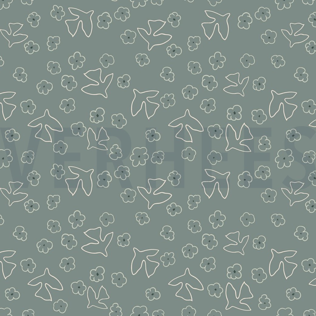 SWEAT BIRDS DARK MINT