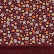 PURRING FUR FLOWERS AUBERGINE (thumbnail)