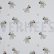 JERSEY GOTS DIGITAL ANIMALS WHITE (thumbnail)