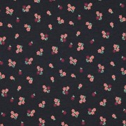 JERSEY MELANGE FLOWERS INDIGO (thumbnail)
