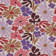 SWEAT MELANGE FLOWERS LICHT SAND (thumbnail)