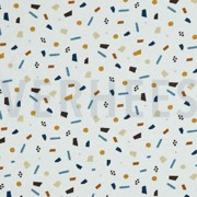 RIB JERSEY SPICKLES WHITE (thumbnail)