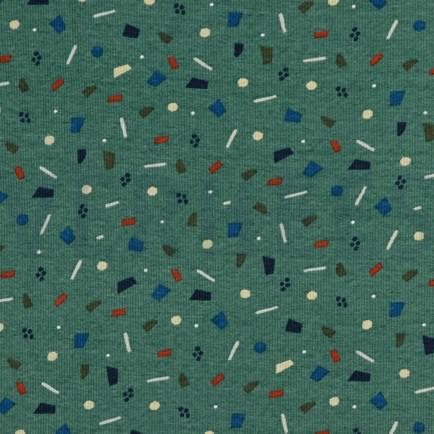 RIB JERSEY SPICKLES OLD GREEN (hover)