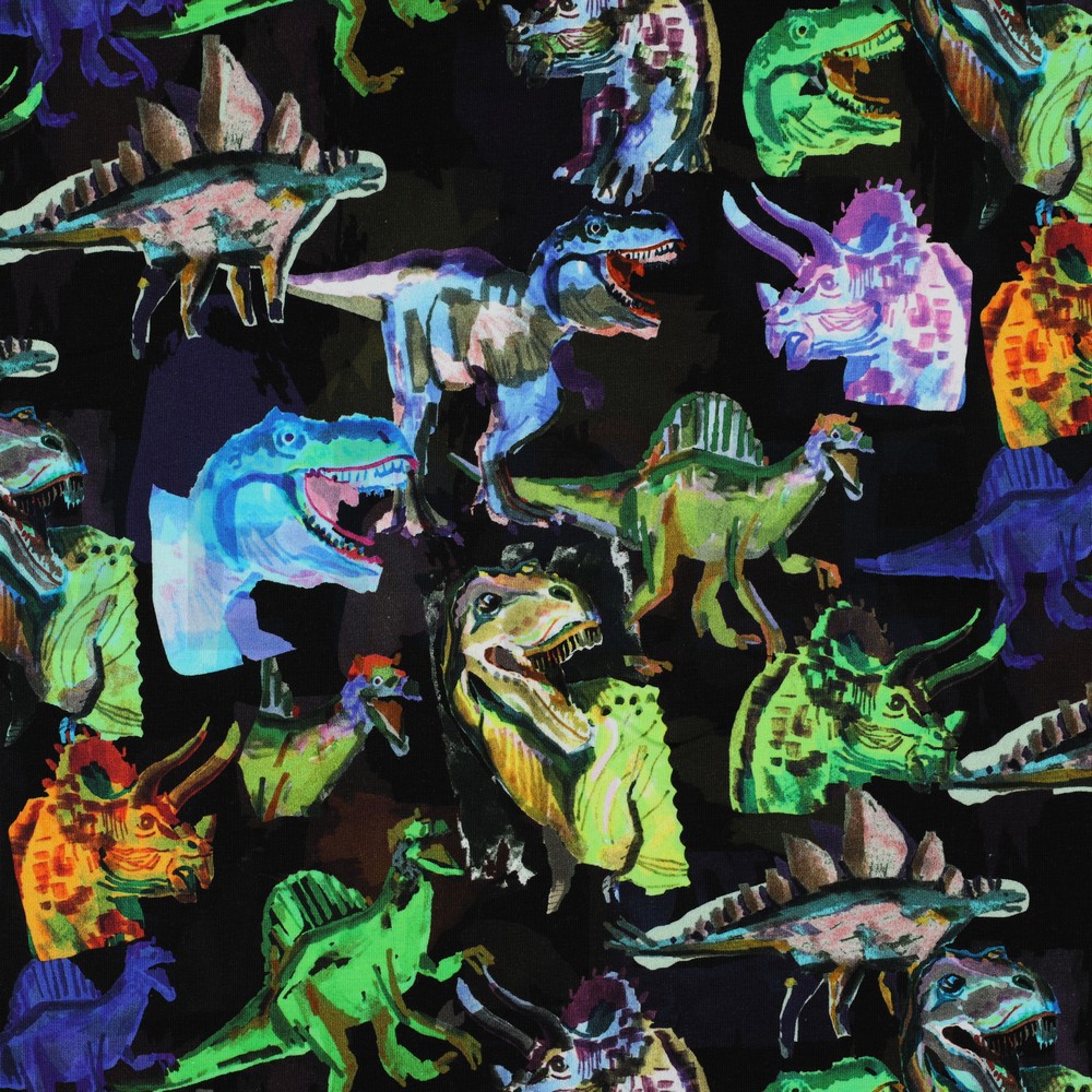 SWEAT DIGITAL DINOSAURS BLACK