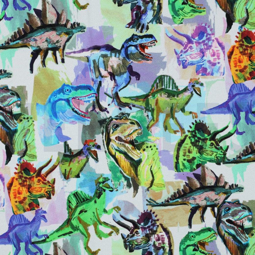 SWEAT DIGITAL DINOSAURS WHITE
