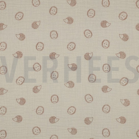 DOUBLE GAUZE HEDGEHOG NATURAL #7