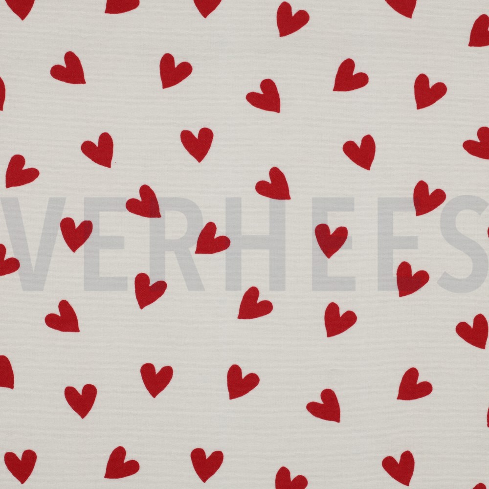 FLANNEL HEARTS OFF-WHITE