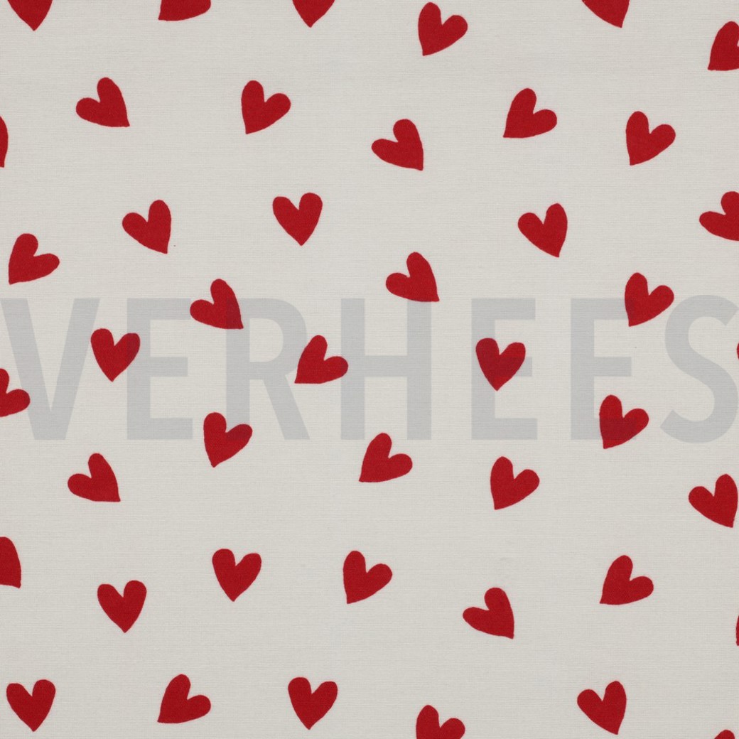 FLANNEL HEARTS OFF-WHITE