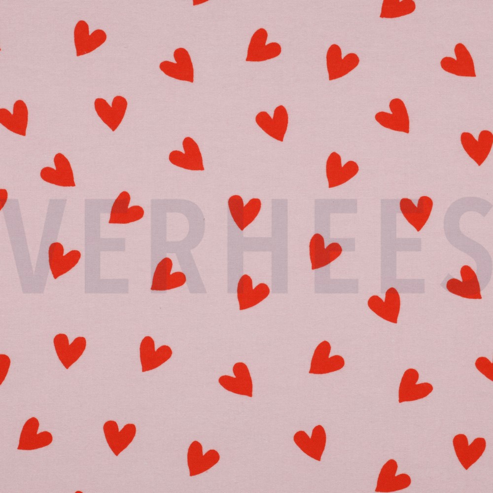 FLANNEL HEARTS PINK