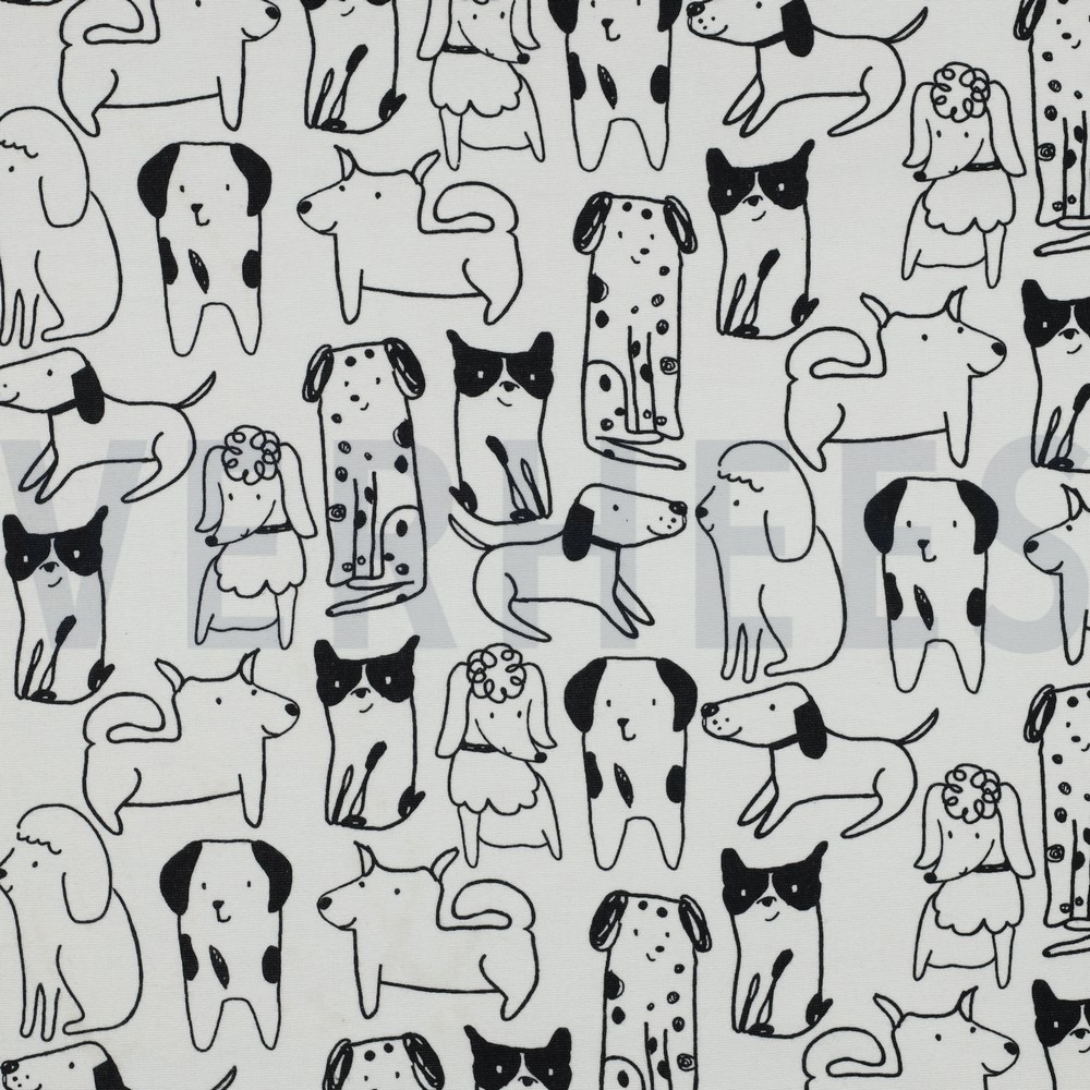 FLANNEL DOGS OFF-WHITE