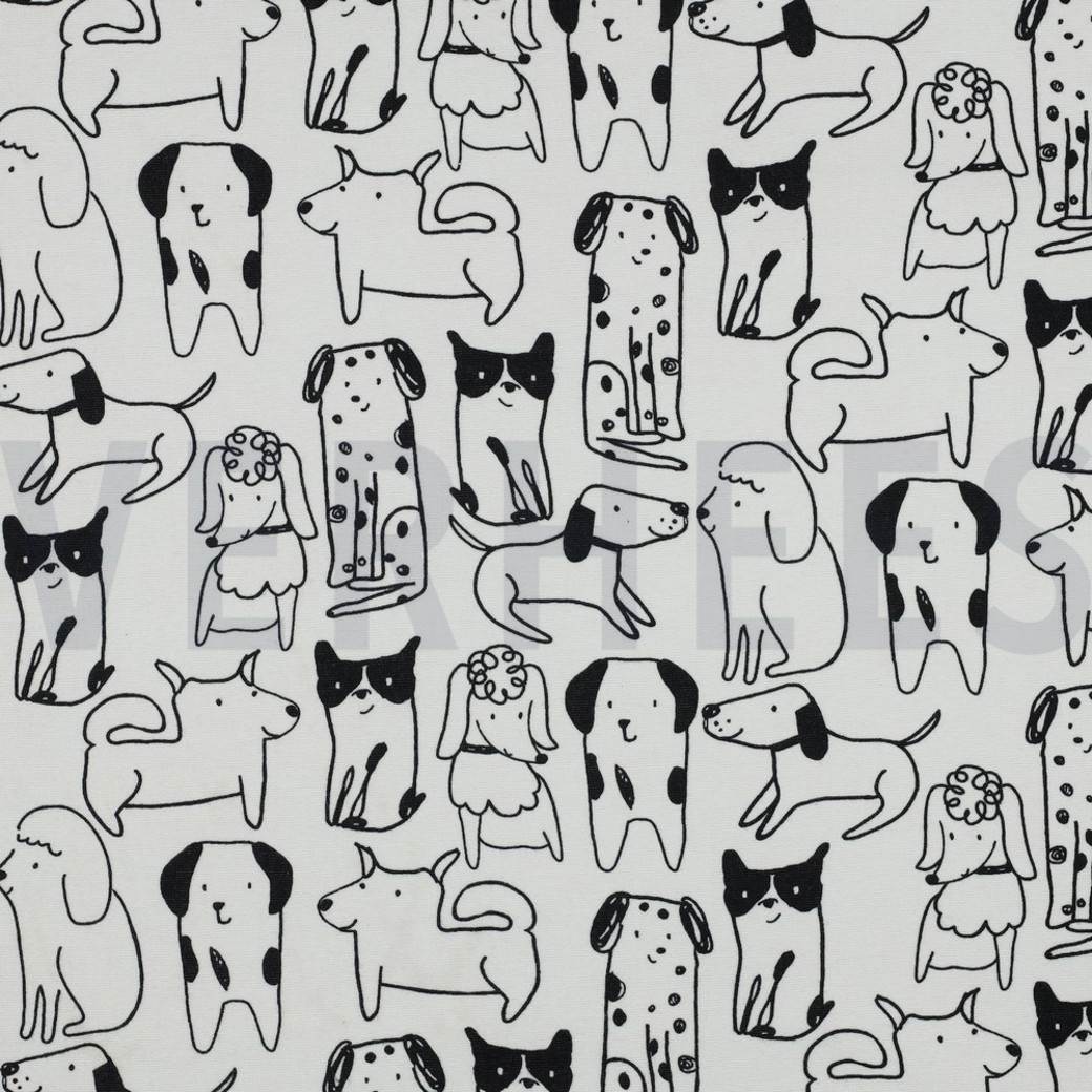 FLANNEL DOGS OFF-WHITE