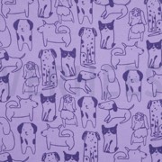 FLANNEL DOGS PURPLE (thumbnail)