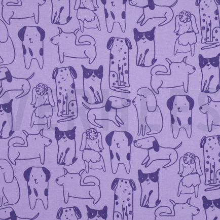 FLANNEL DOGS PURPLE (hover)