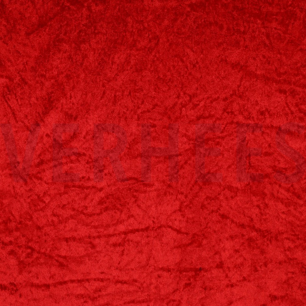 CRUSHED VELOURS RED