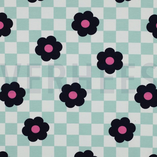 SOFT SWEAT FLOWERS GREEN #7