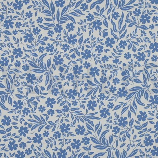 JERSEY FLOWERS WHITE #7