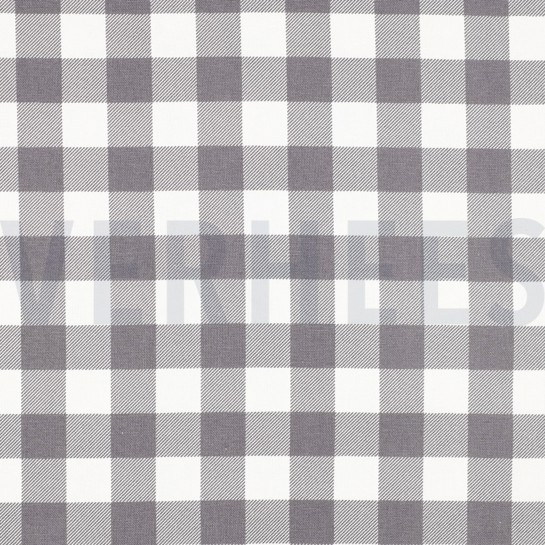 CANVAS WATERPROOF CHECKS GREY #7