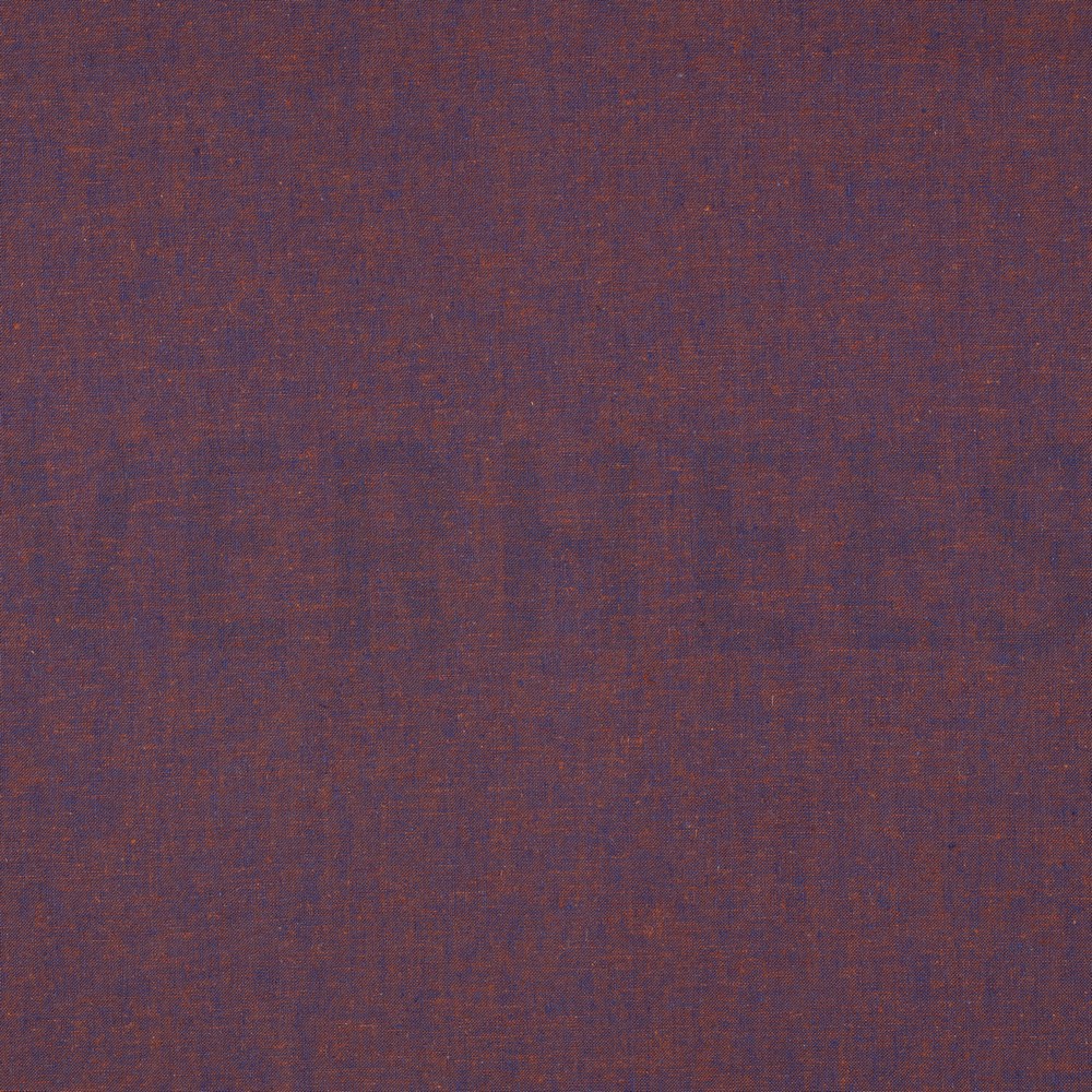 LINEN COTTON YARN DYED BLUE / BROWN