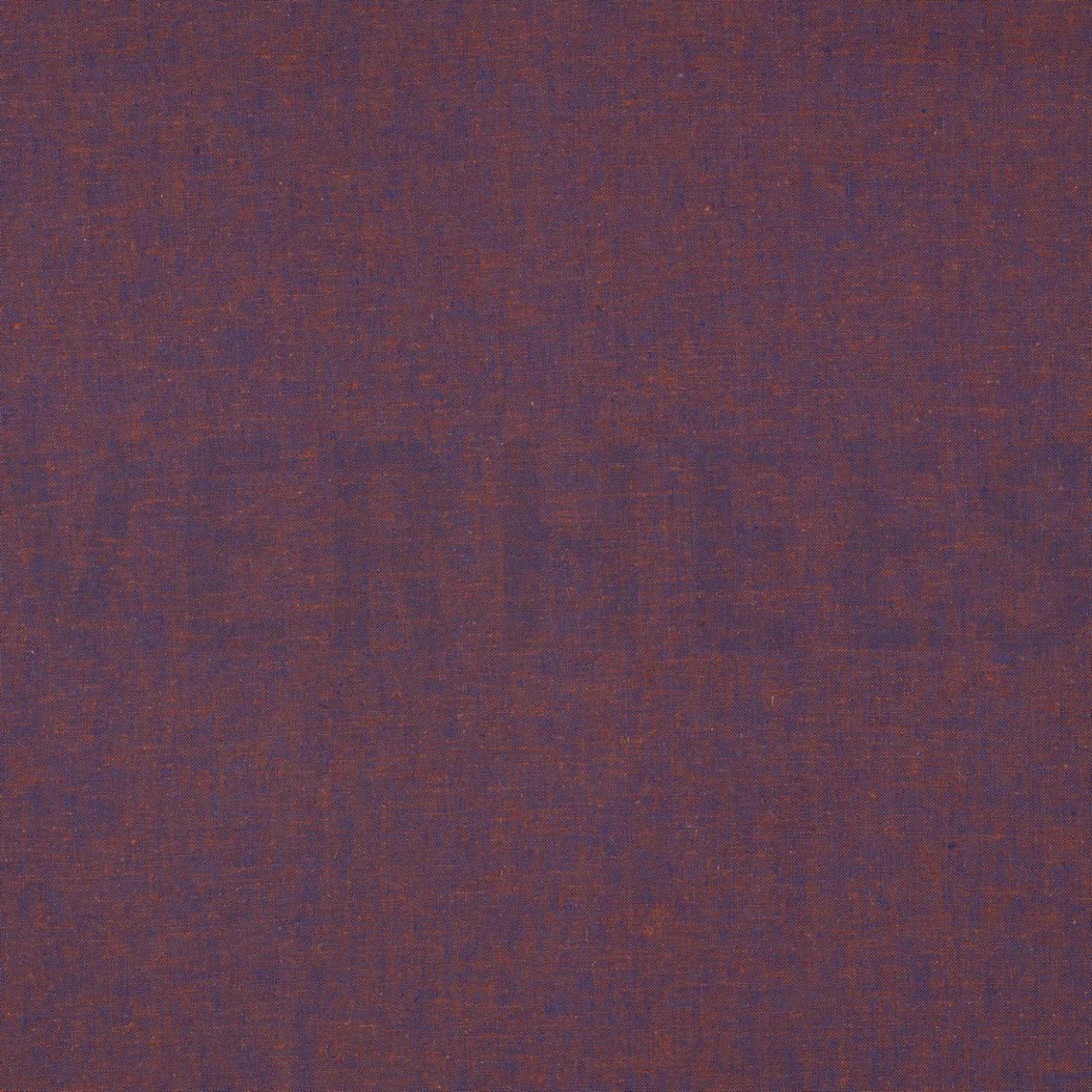 LINEN COTTON YARN DYED BLUE / BROWN