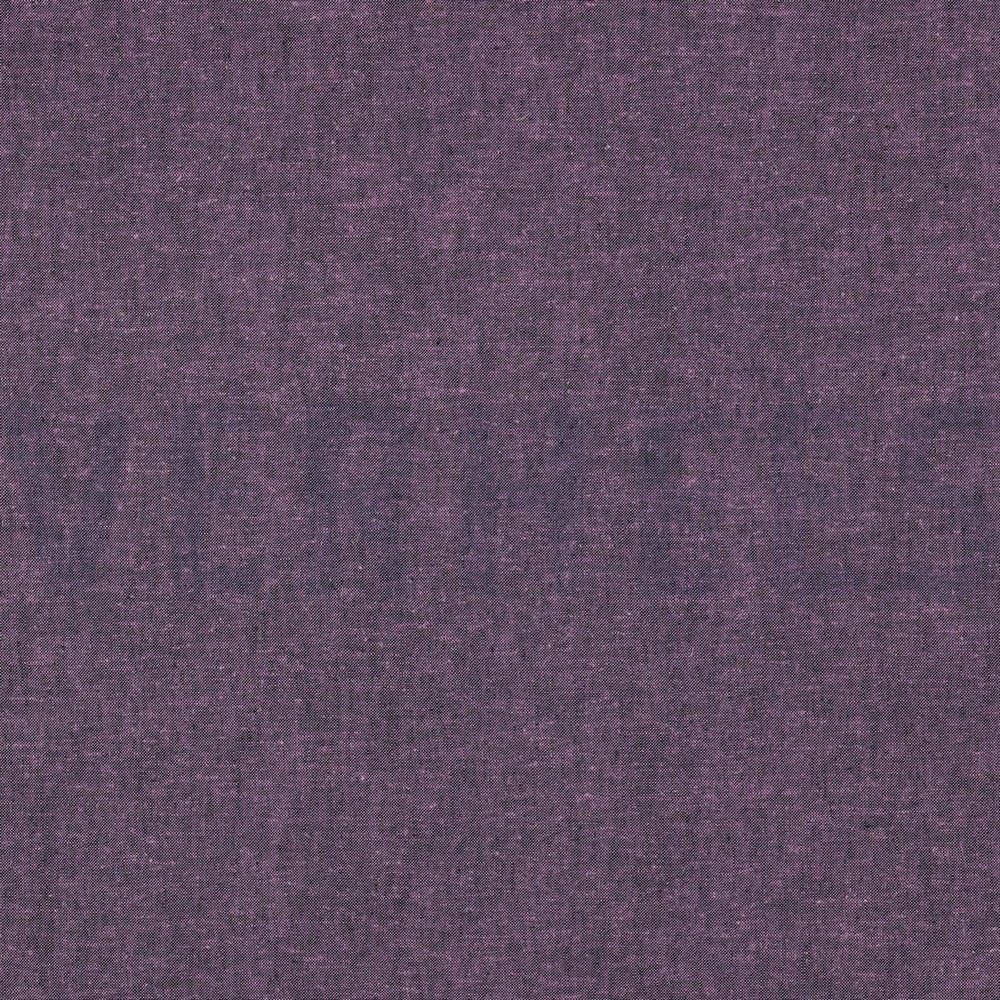 LINEN COTTON YARN DYED PURPLE / NAVY (hover)
