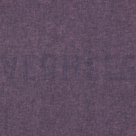 LINEN COTTON YARN DYED PURPLE/ NAVY (hover)