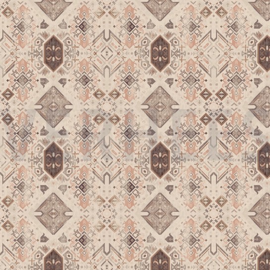 CANVAS DIGITAL GEOMETRISCH BEIGE #7