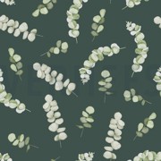 CANVAS DIGITAL EUCALYPTUS DARK GREEN (thumbnail)