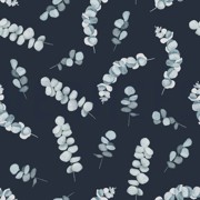 CANVAS DIGITAL EUCALYPTUS NAVY (thumbnail)