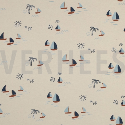 JERSEY GOTS NATURAL BOATS NATURAL (hover)