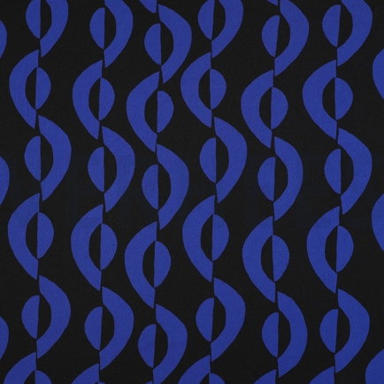 ROYAL MICRO SATIN GEOMETRIC BLACK (hover)