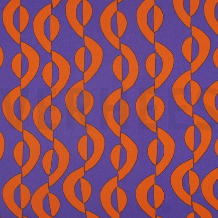 ROYAL MICRO SATIN GEOMETRIC PURPLE (hover)