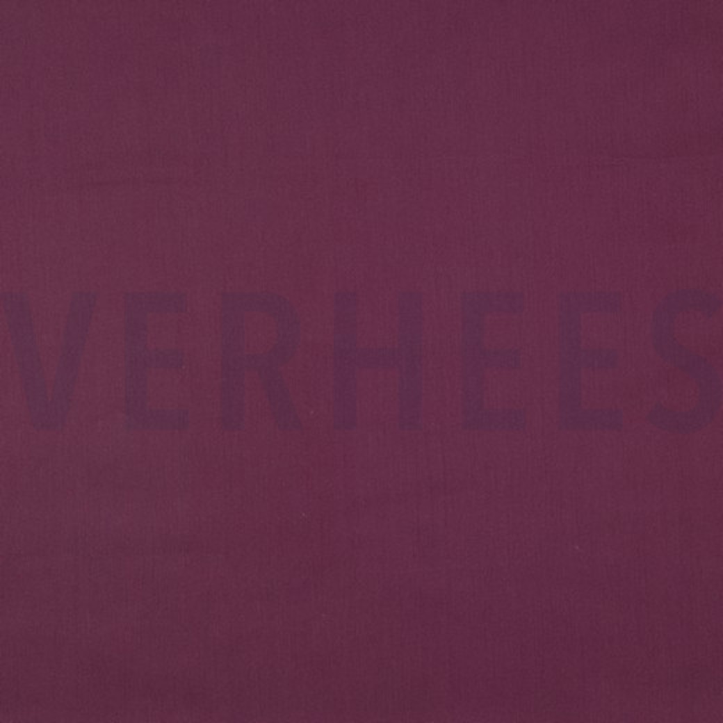 COTTON VISCOSE AUBERGINE