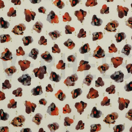 VISCOSE LUREX DIGITAAL DIERENHUID ZAND #7