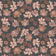 ROSELLA STRETCH FLOWERS BLUE GREY (thumbnail)