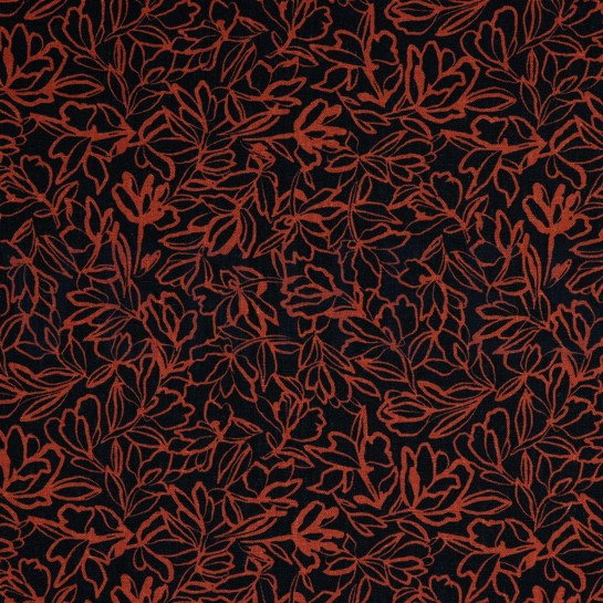 LINEN VISCOSE WASHED NAVY #7