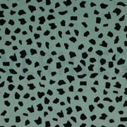 LINEN VISCOSE WASHED DOTS OLD GREEN (thumbnail)