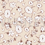 LINEN WASHED BIG FLOWERS LIGHT SAND (thumbnail)