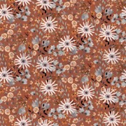 SWEAT DIGITAL FLOWERS TERRA COTTA (thumbnail)