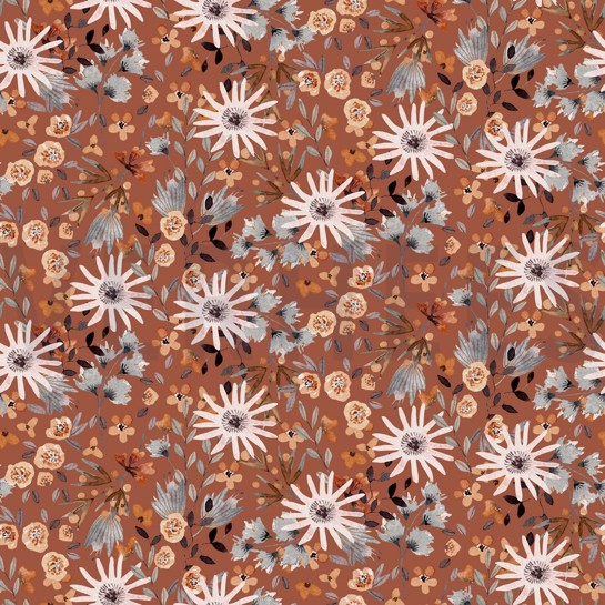 SWEAT DIGITAL BLUMEN TERRACOTTA #7