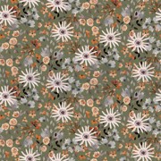 SWEAT DIGITAL FLOWERS FOREST GREEN (thumbnail)