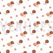 JERSEY DIGITAL OCEAN FRIENDS WHITE/BRIQUE (thumbnail)