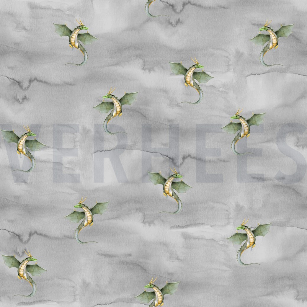 JERSEY DIGITAL DRAGON GREY