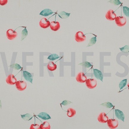 TABLECLOTH DIGITAL WATERPROOF CHERRIES WHITE (hover)