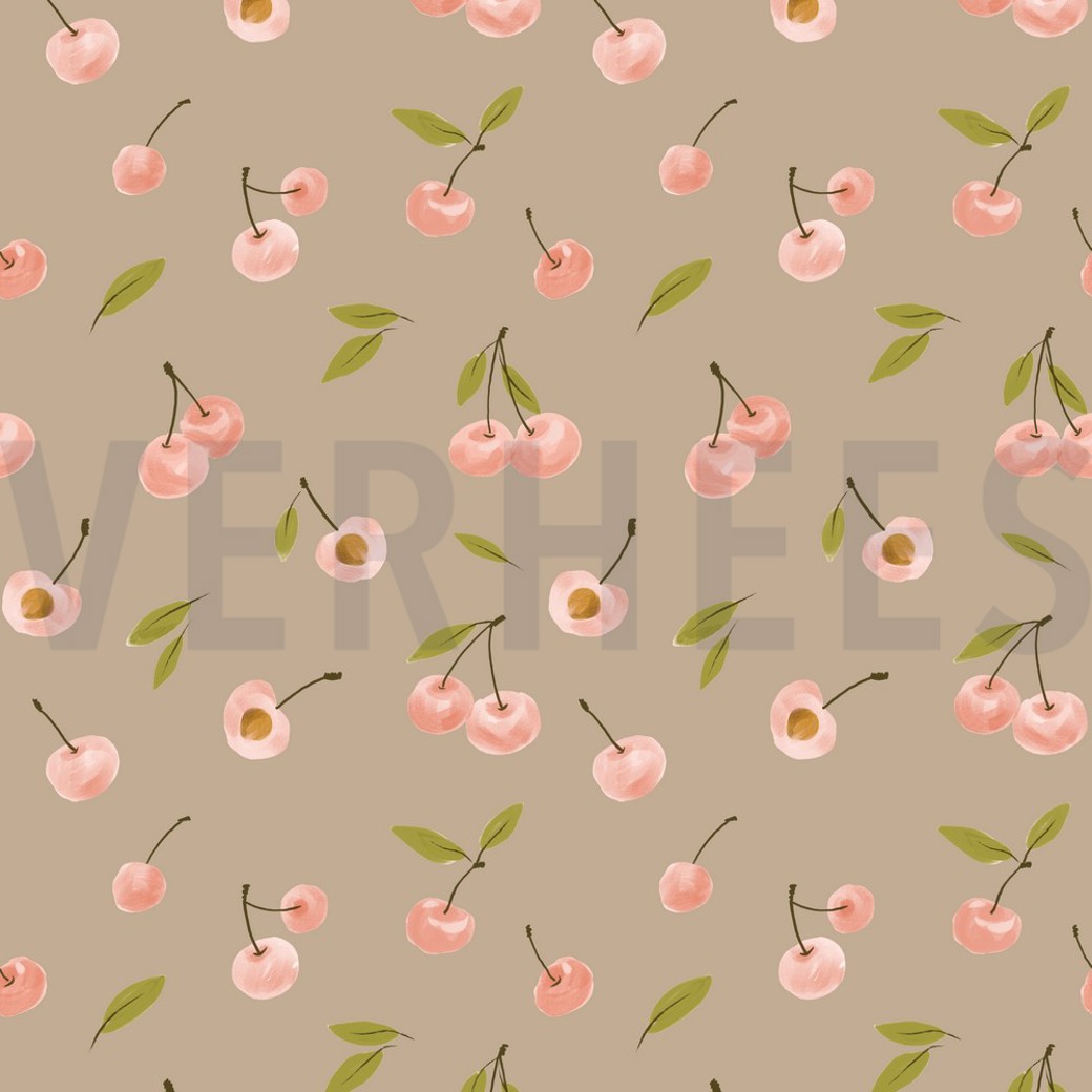 JERSEY DIGITAL CHERRY SAND