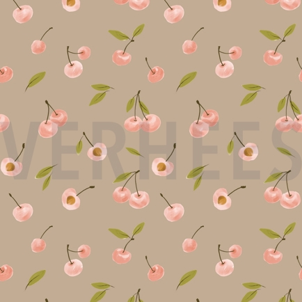 JERSEY DIGITAL CHERRIES SAND (hover)