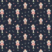 POPLIN DIGITAL SWEET ELF NAVY (thumbnail)