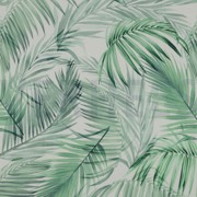 TABLECLOTH DIGITAL WATERPROOF LEAVES WHITE (thumbnail)