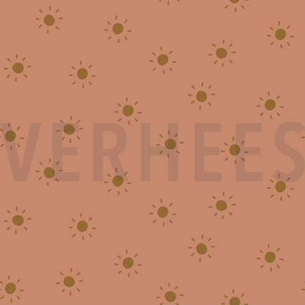 JERSEY SAFARI ANIMALS DARK APRICOT (hover)